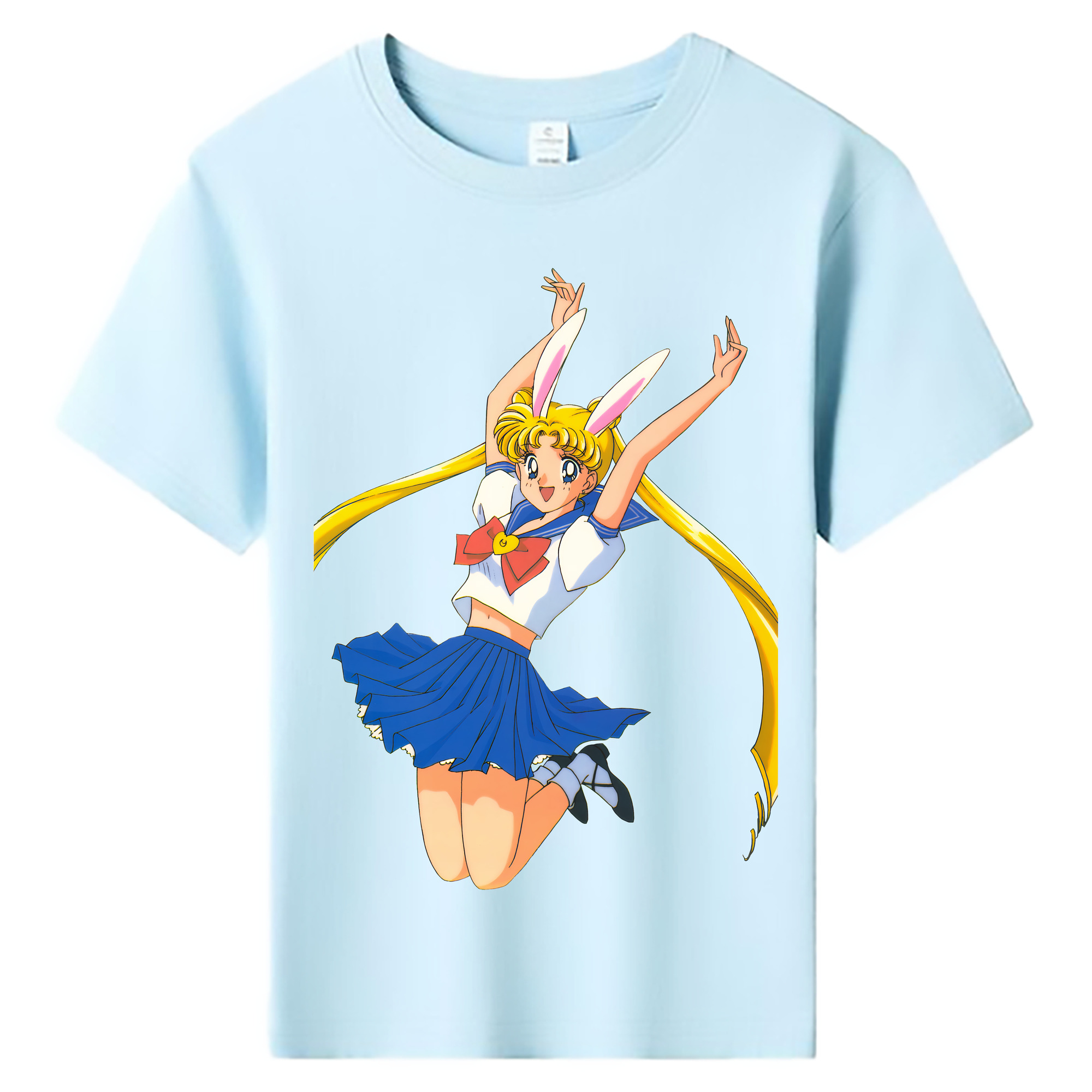 （画像用） 美少女戦士セーラームーン 愛野 美奈子 あいの みなこ Sailor Moon Aino Minako 綿100％キッズTシャツ（フロントプリント）